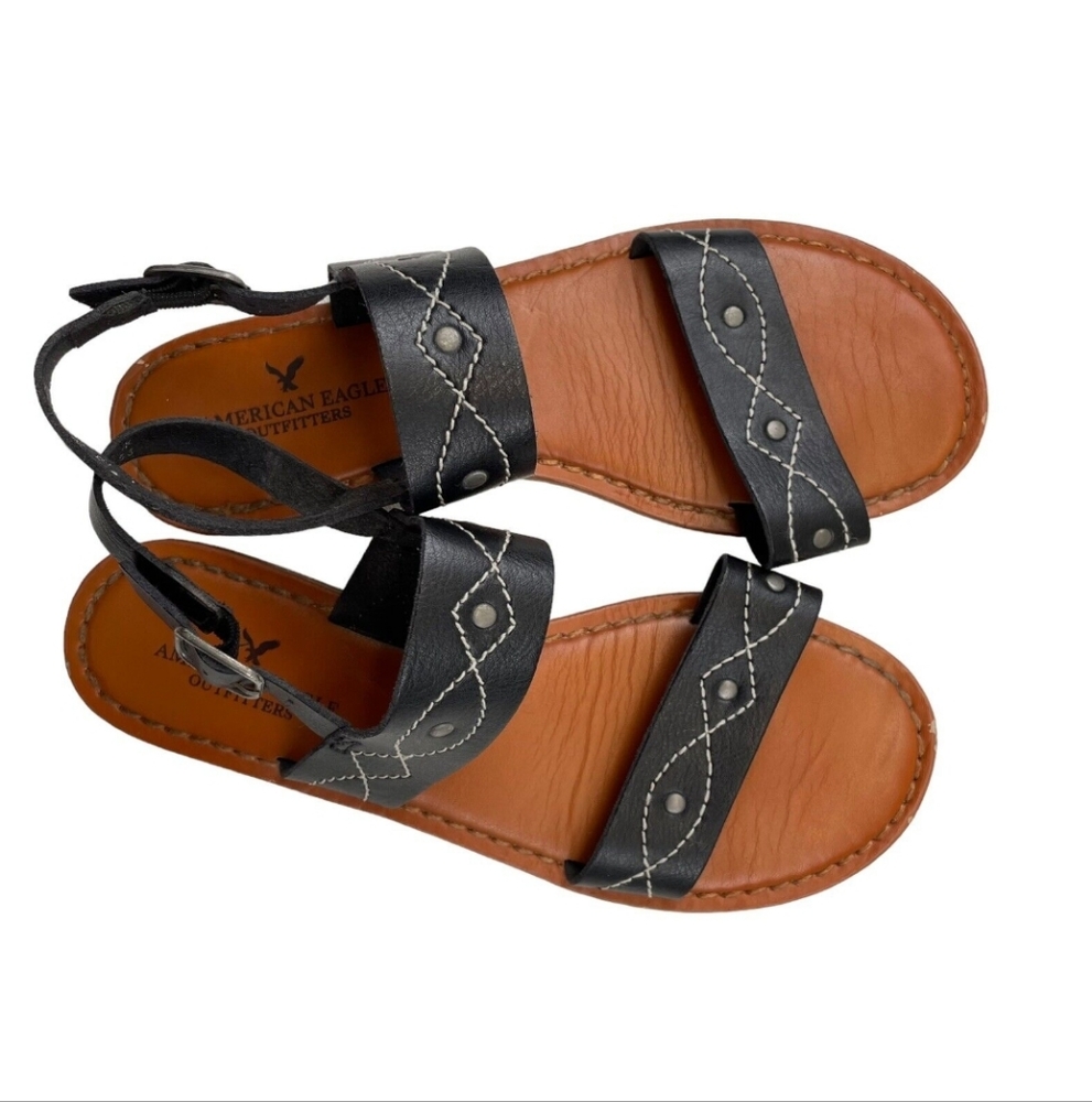 American eagle outfitters black sandals - Picture 1 of 4